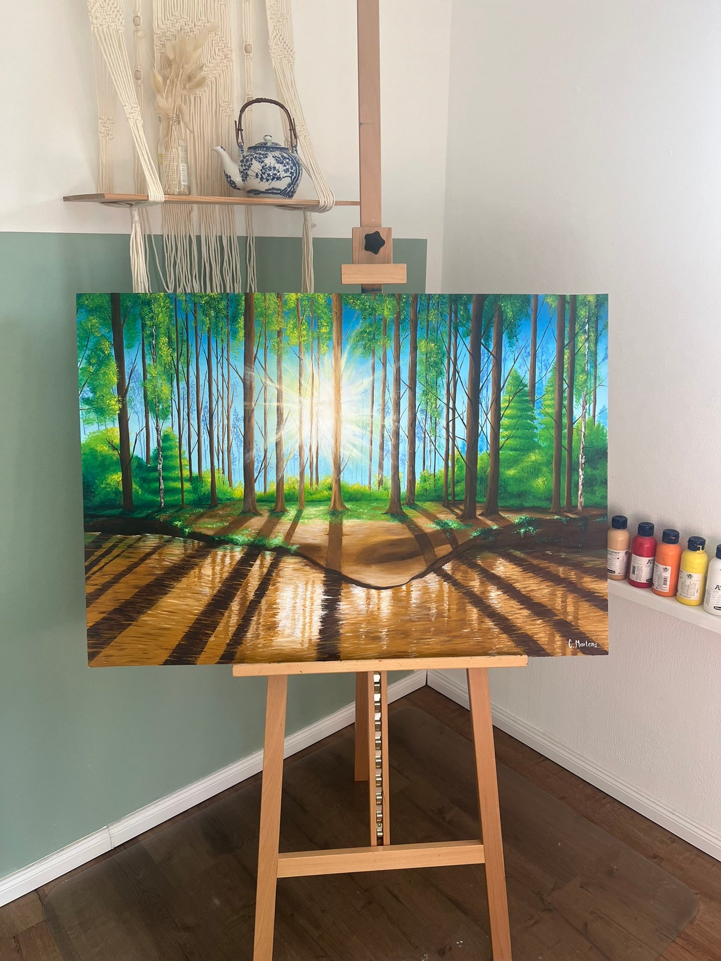 „Wald im Sonnenlicht“ - Die stille Kraft der Natur