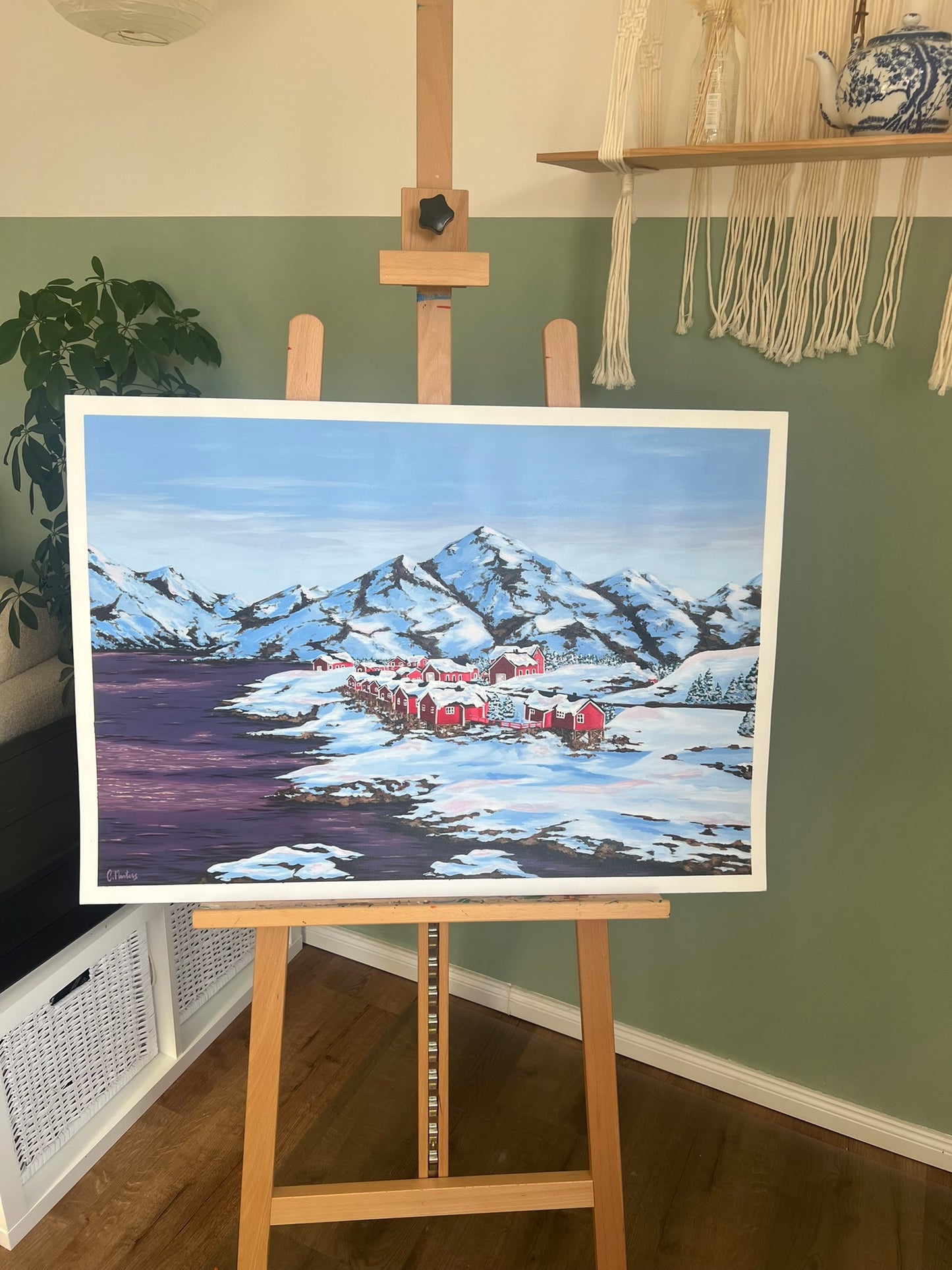 „Lofoten“ - Träumerische Schneelandschaft