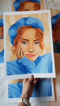 Lade das Bild in den Galerie-Viewer, Lady in blue

