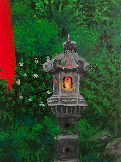 Verwunschener Schrein 60x80cm