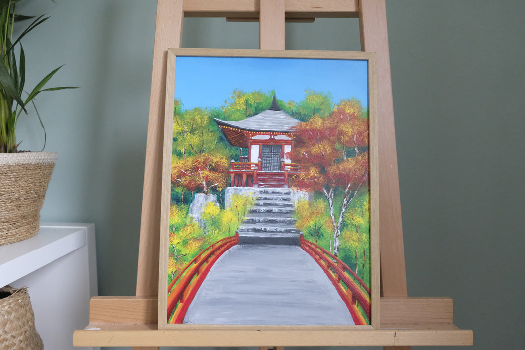 Daigo-ji Tempel in Kyōto 30x40cm