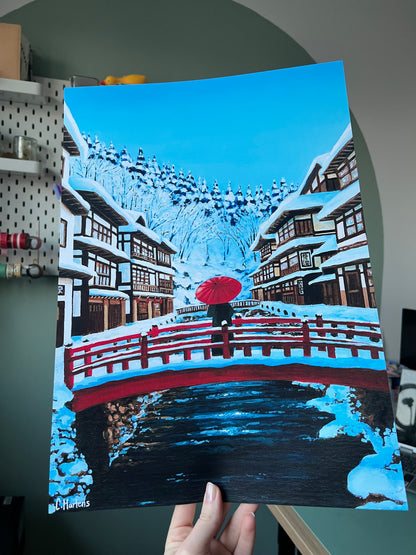 "Cozy Ginzan Onsen" - Wintermagie in Japan