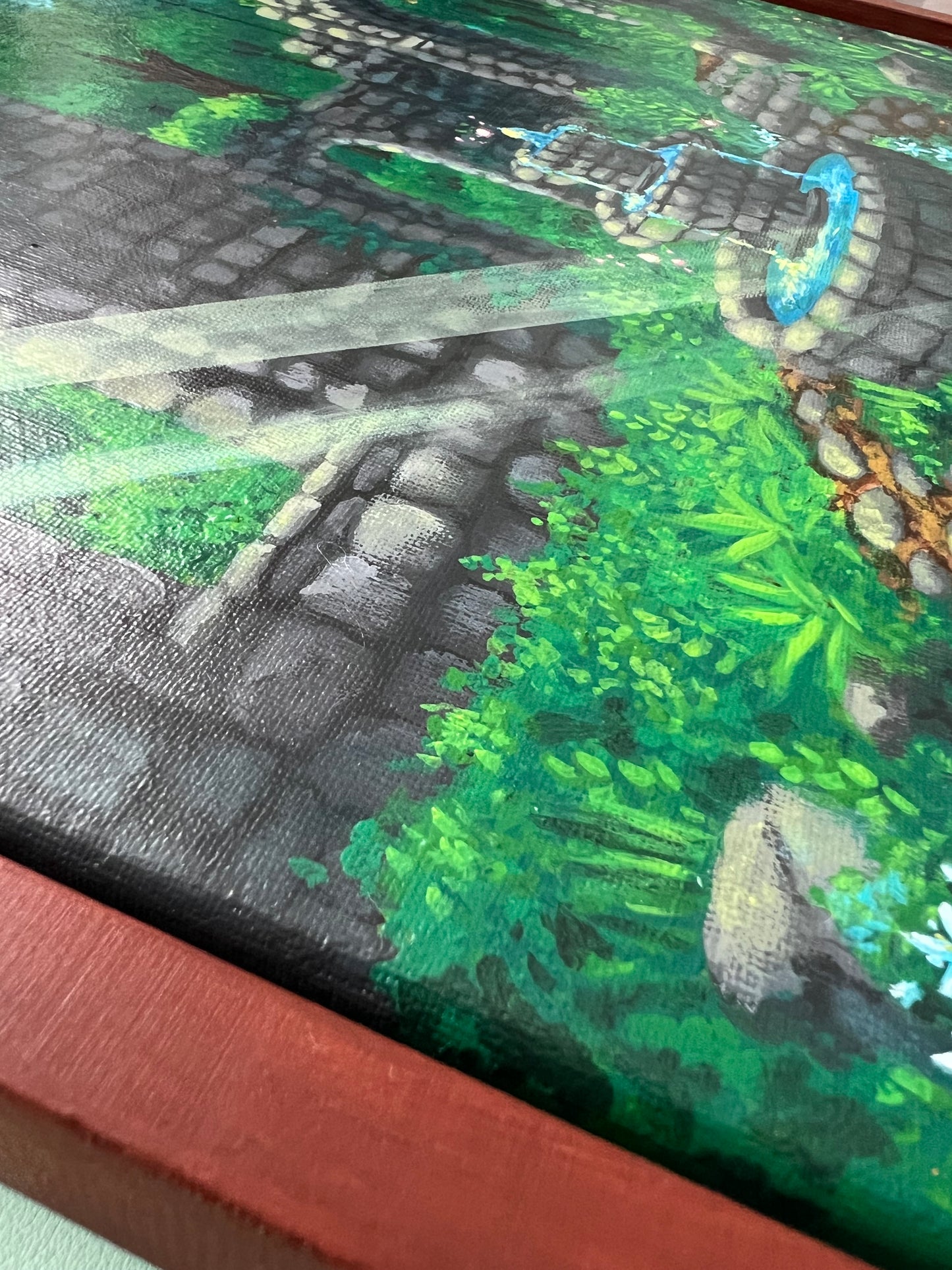 "Verwunschener Brunnen" - Magische Fantasy Welt