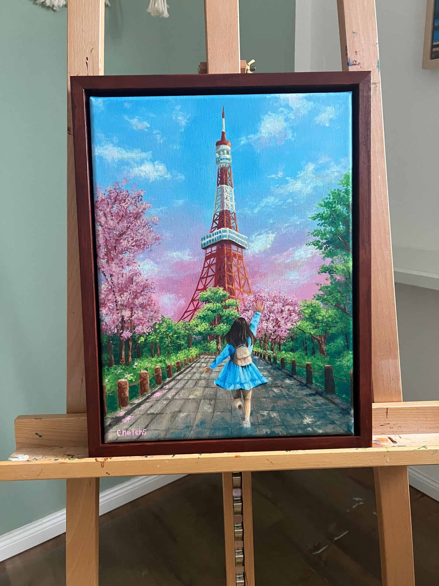 "Welcome to Japan" - Kirschblüten am Tokyo Tower