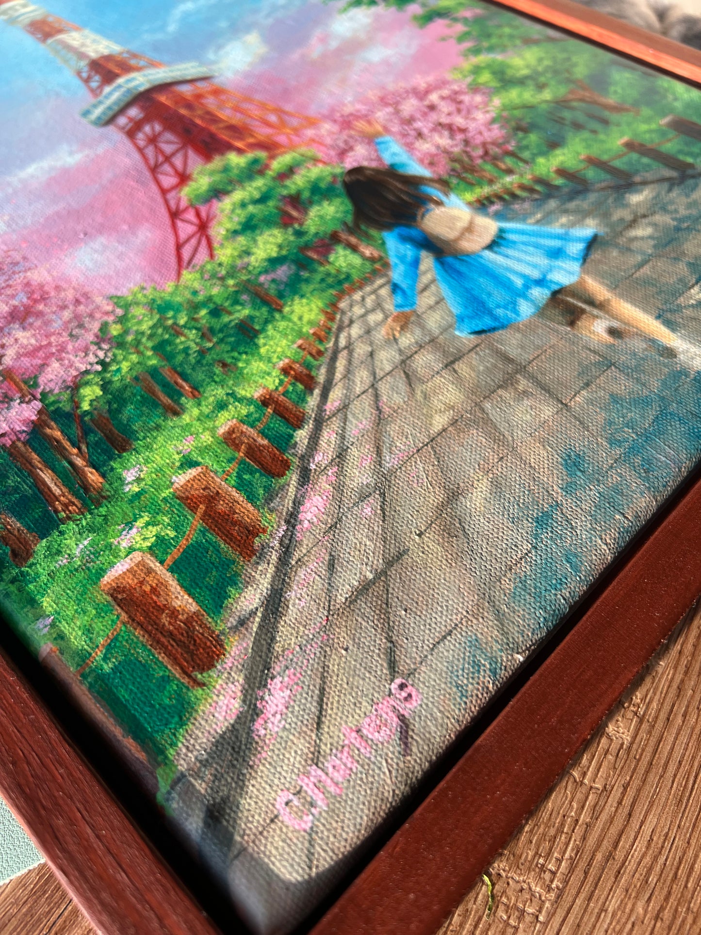 "Welcome to Japan" - Kirschblüten am Tokyo Tower