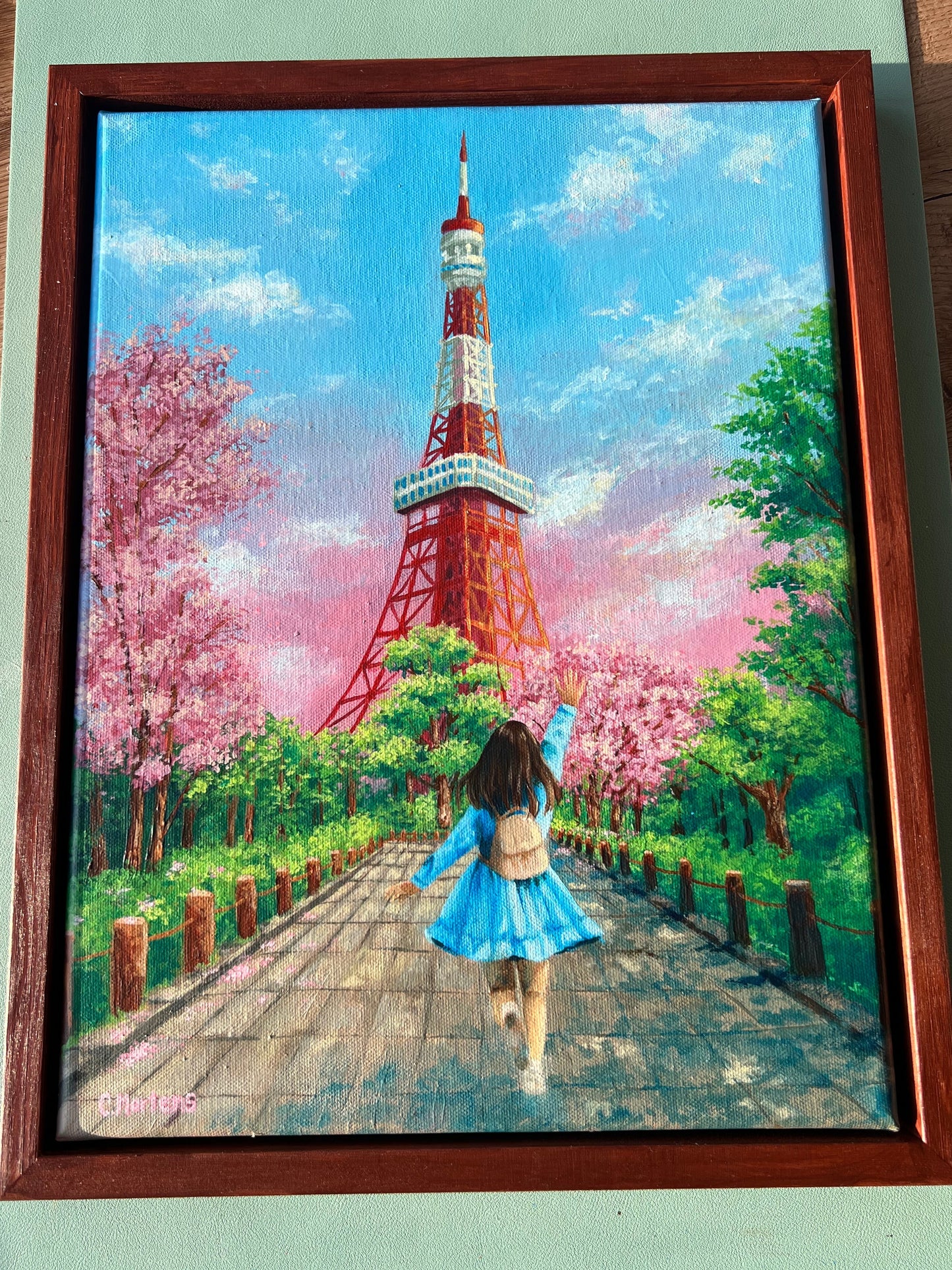 "Welcome to Japan" - Kirschblüten am Tokyo Tower