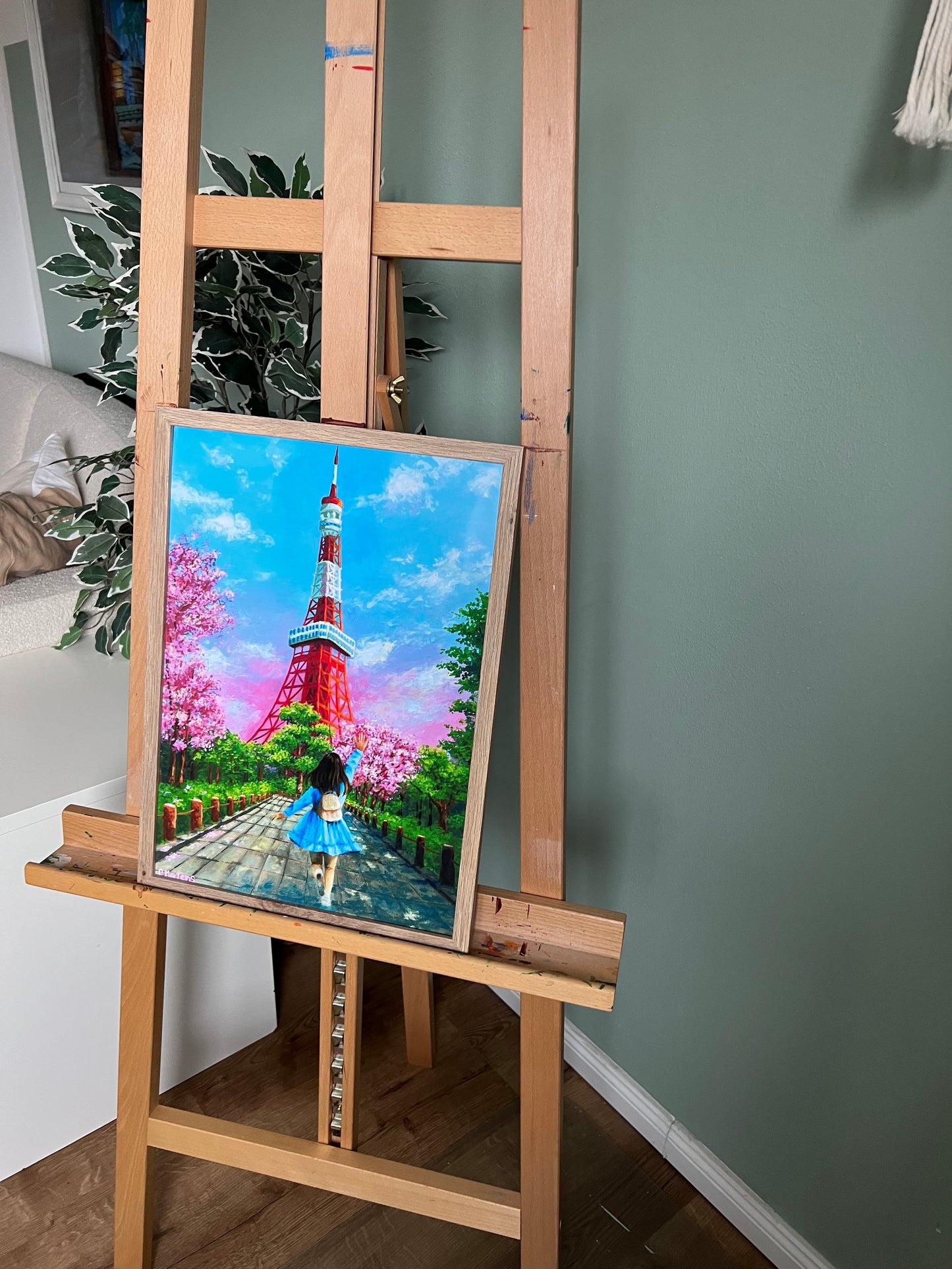 "Welcome to Japan" - Kirschblüten am Tokyo Tower