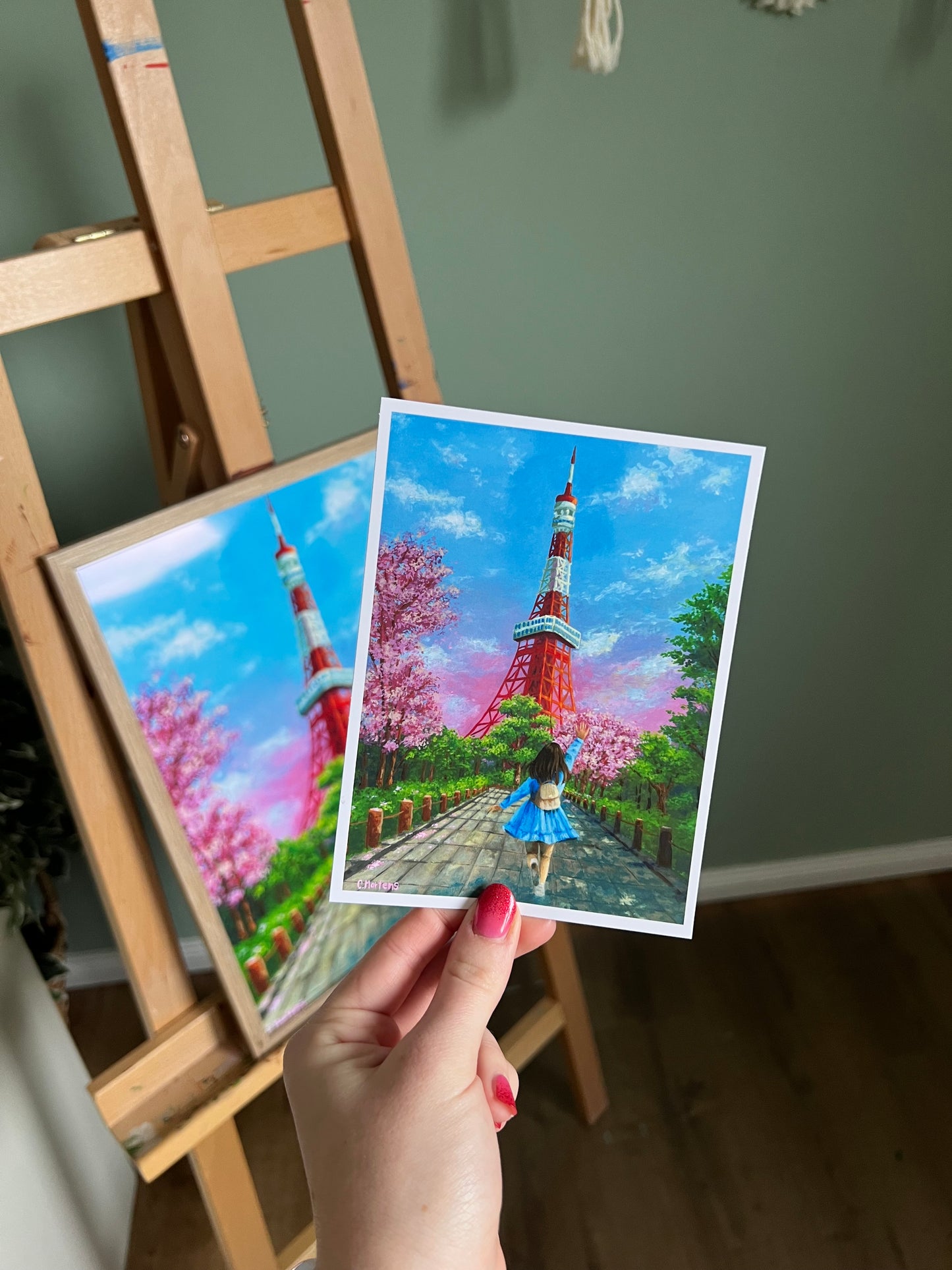 "Welcome to Japan" - Kirschblüten am Tokyo Tower