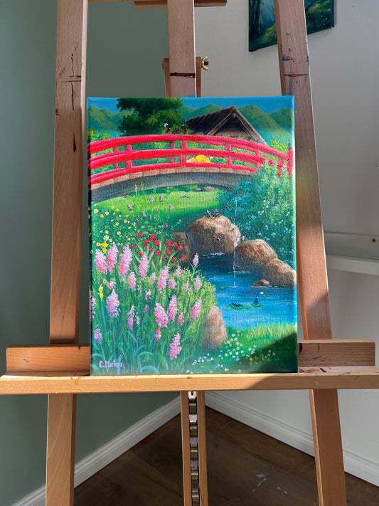 "Japanese Flower Garden" - Gewusel im Blütenmeer