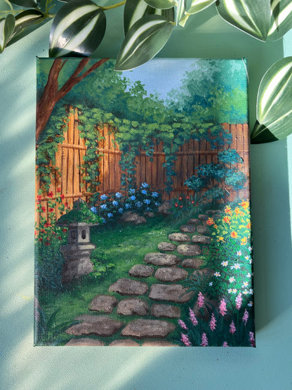 „Little Garden“  - Sonnenstrahlen im japanischen Blumengarten