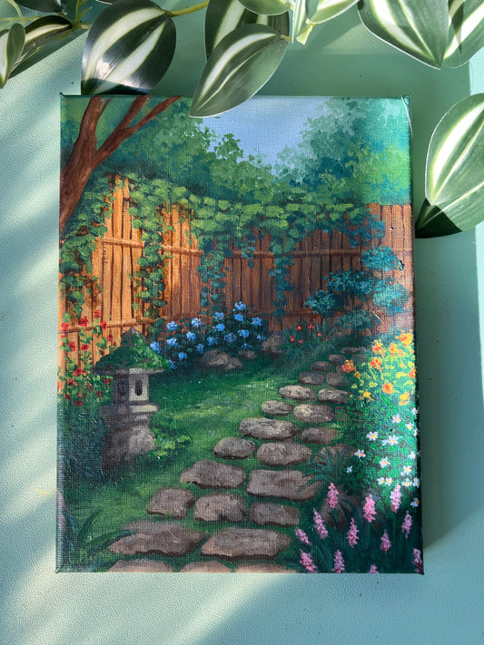 „Little Garden“  - Sonnenstrahlen im japanischen Blumengarten