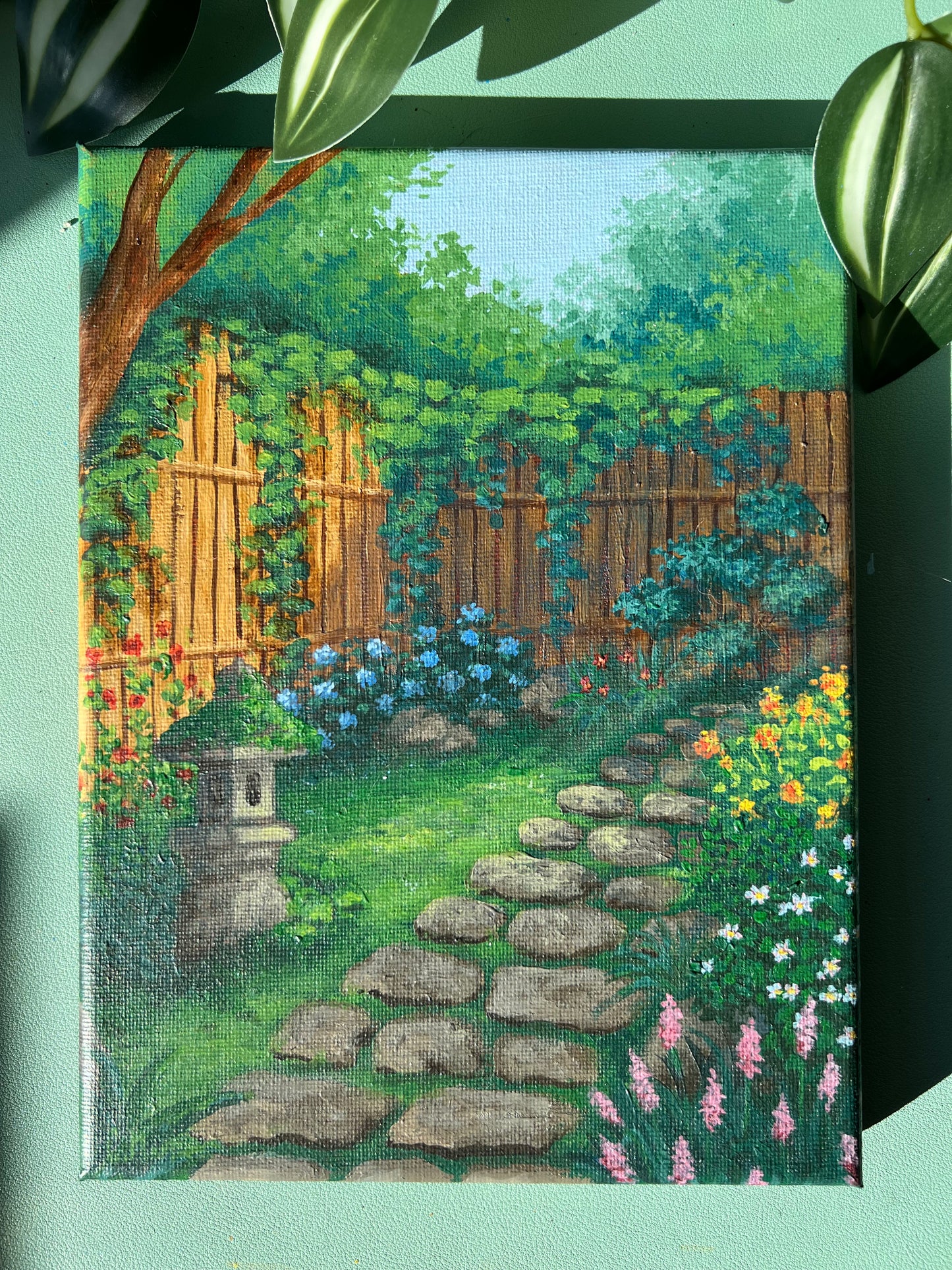 „Little Garden“  - Sonnenstrahlen im japanischen Blumengarten