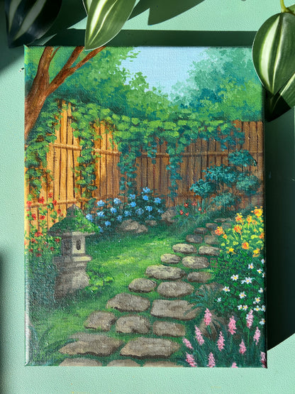 „Little Garden“  - Sonnenstrahlen im japanischen Blumengarten