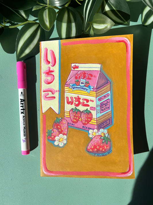 Strawberry Milk - Notizbuch