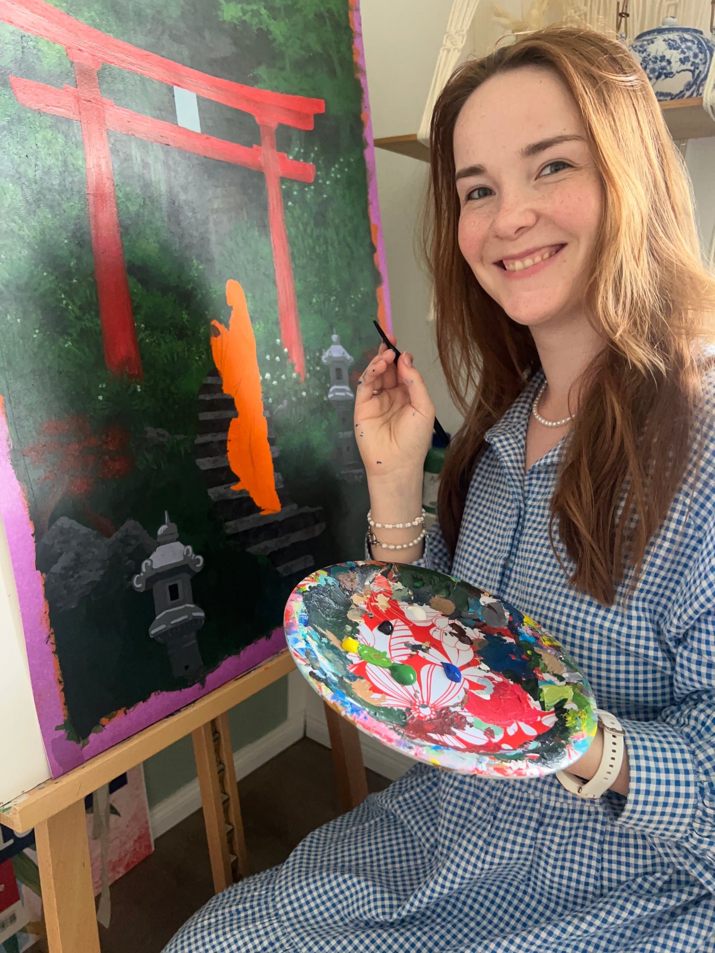 Verwunschener Schrein 60x80cm