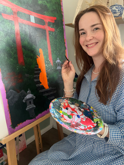 Verwunschener Schrein 60x80cm