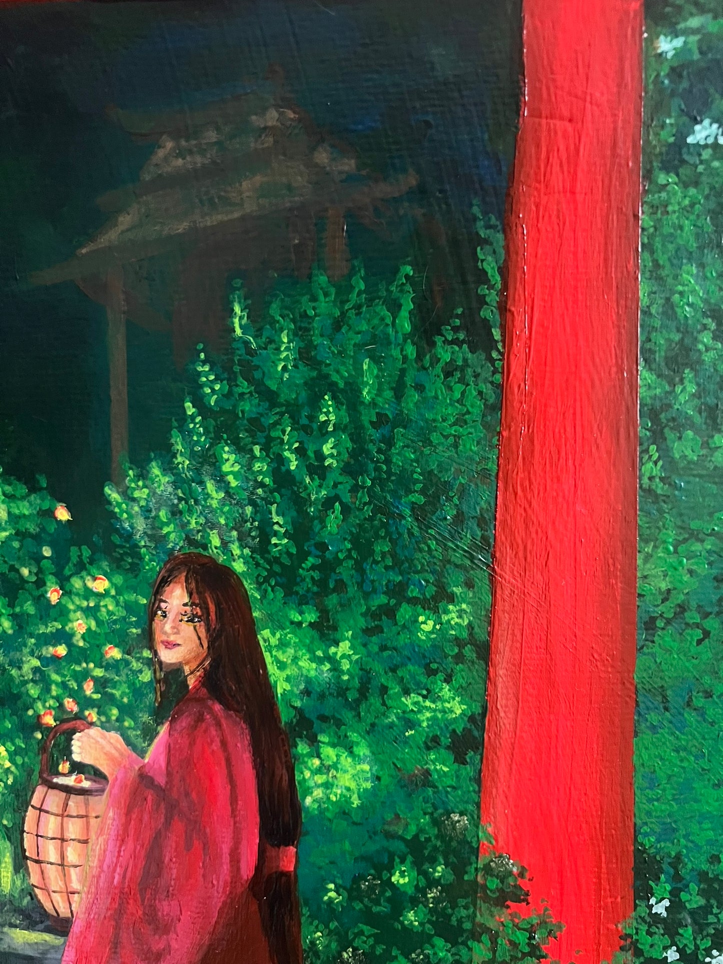 Verwunschener Schrein 60x80cm