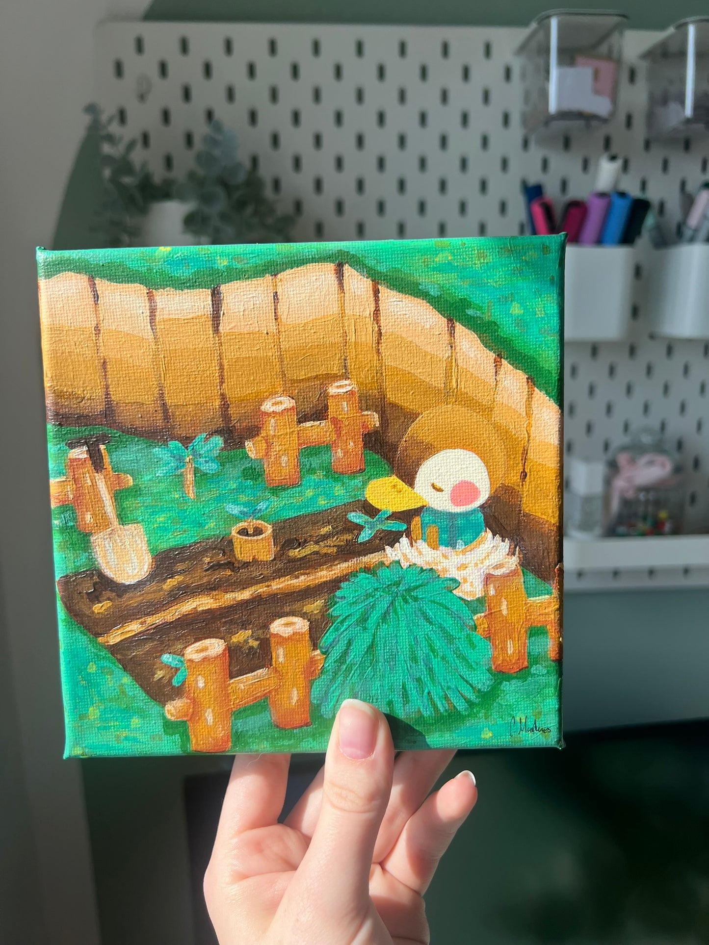 Sleepy Duck 14,5x14,5cm