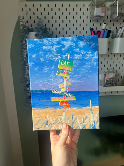 Okinawa Beach 18x24cm