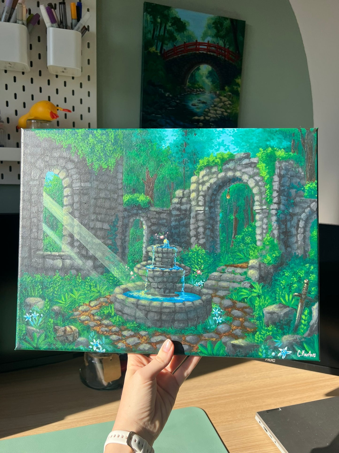 Leinwand Kunst
Original Kunstwerk
Fantasy Landschaft
Gaming art
handgemaltes Kunstwerk
original Kunst Leinwand