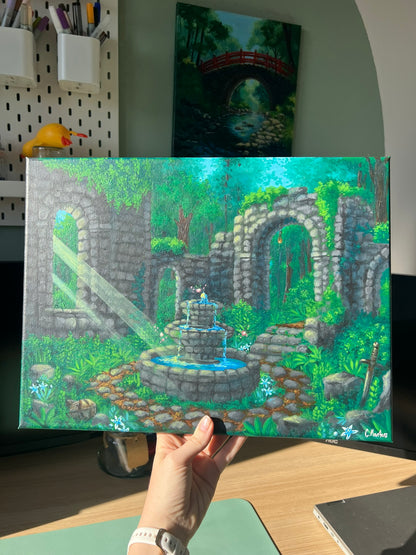 Leinwand Kunst
Original Kunstwerk
Fantasy Landschaft
Gaming art
handgemaltes Kunstwerk
original Kunst Leinwand