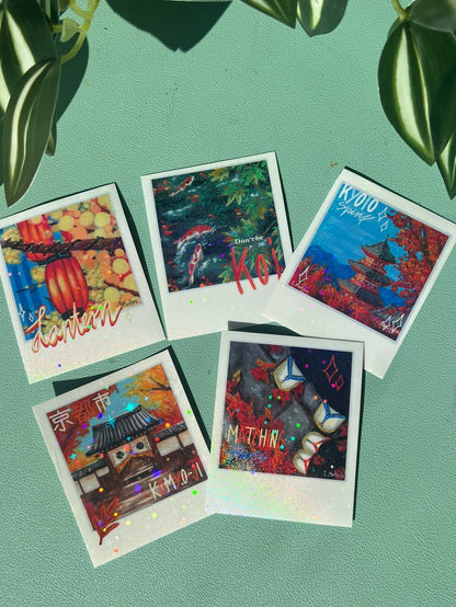 Japanese Autumn Stickerpack Holografisch