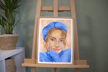 Lade das Bild in den Galerie-Viewer, Lady in blue
